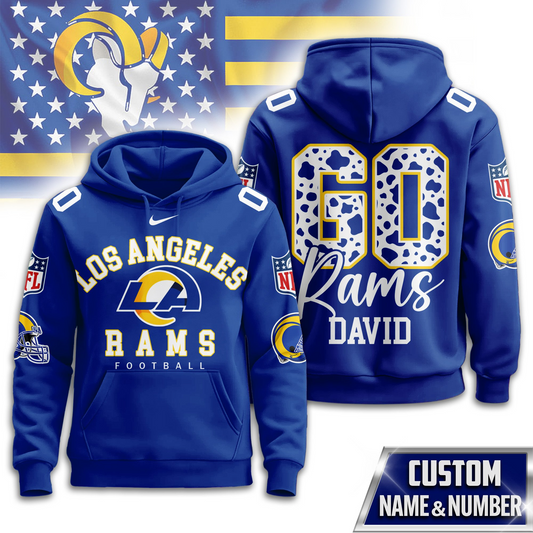 LAR Premium NFL Custom Game Day Hoodie DDT NTL