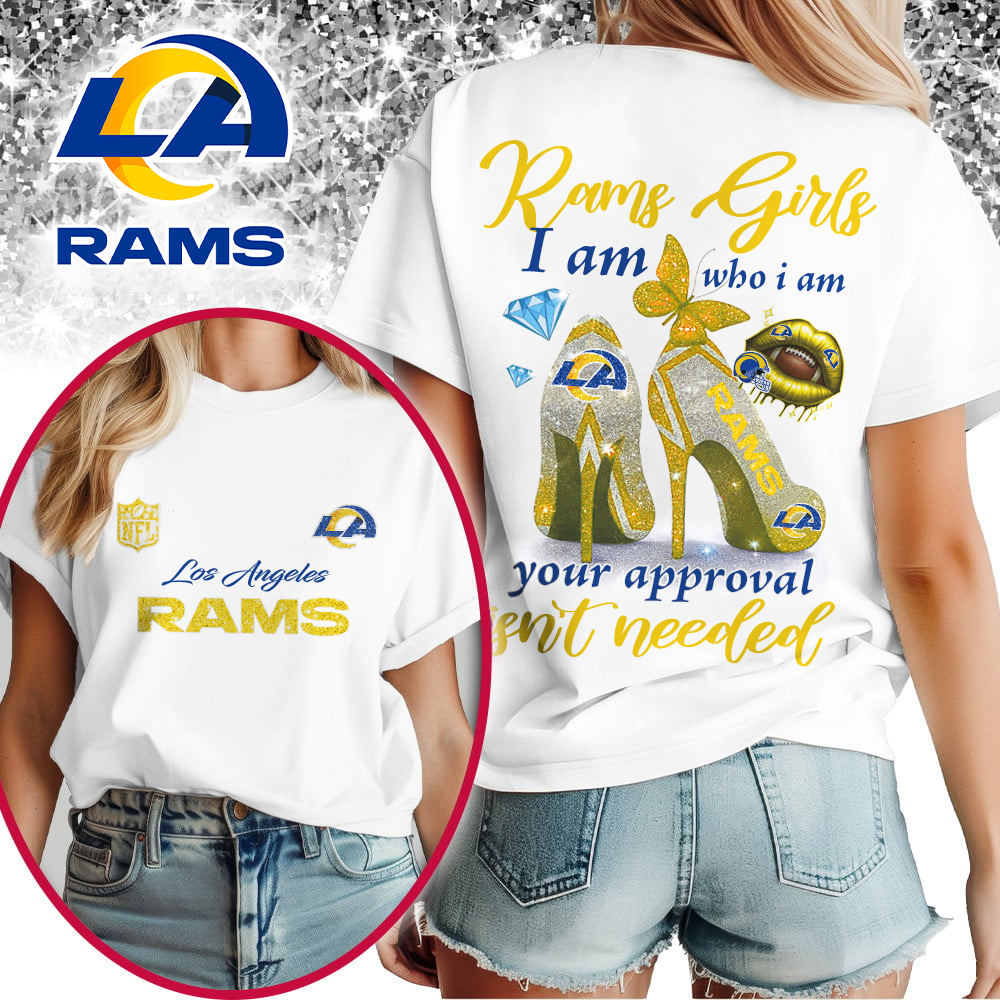 LAR Premium NFL I Am Who I Am Glitter 3D Apparel DDT 211025 NTL