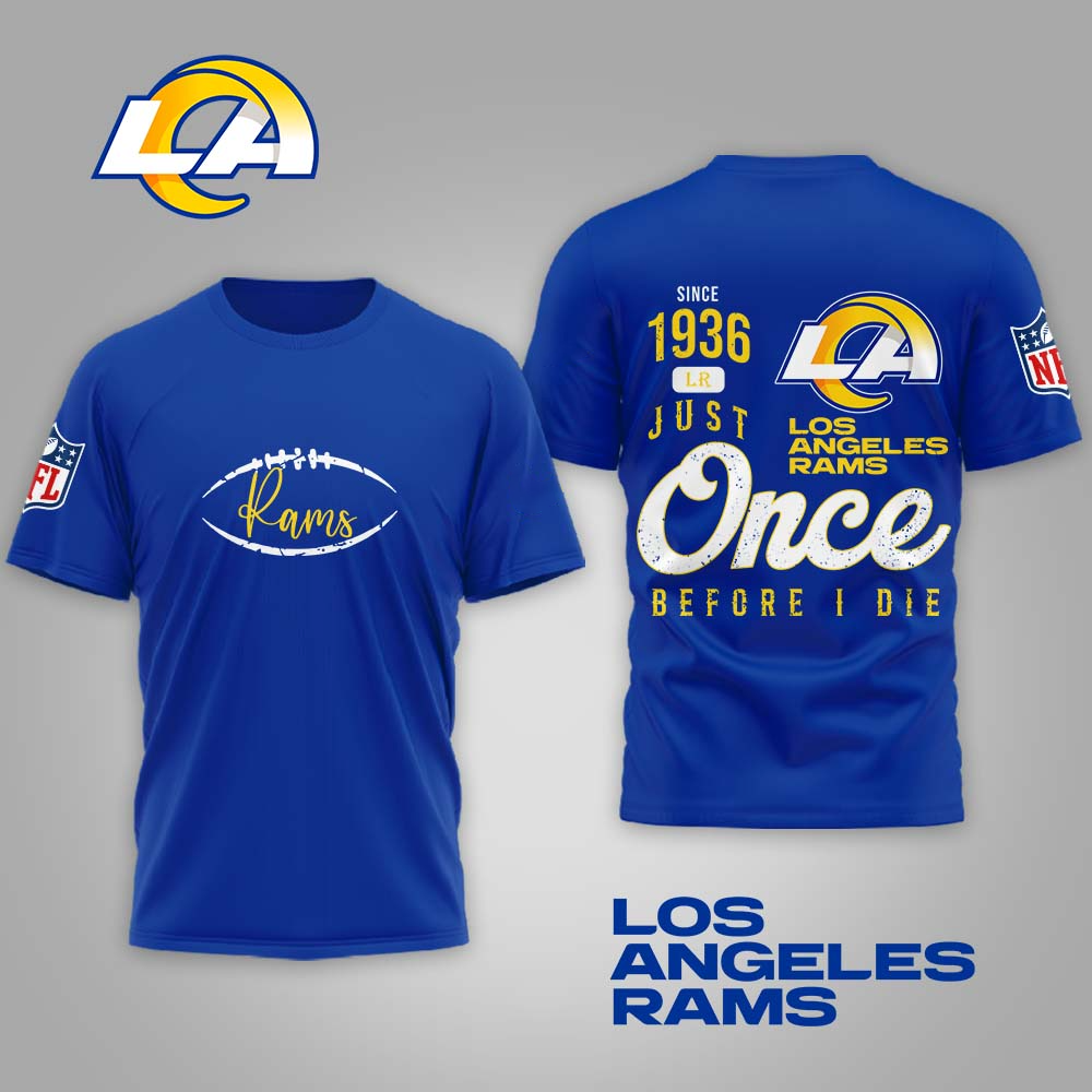LAR Premium NFL Once Before I Die Shirt DDT CTND