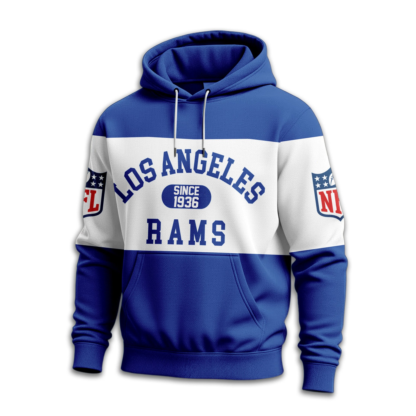 LAR Premium NFL Touchdown Spirit Personalized Hoodie DDT CTND