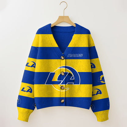 LAR x NFL Cardigan Sweatshirt With Button  DatND DVT