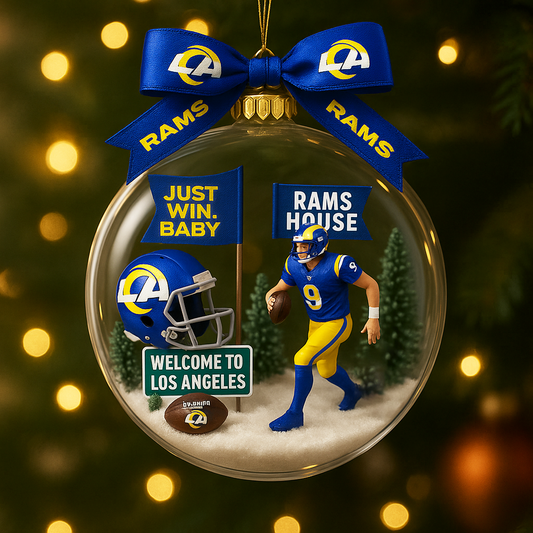 LAR x NFL Commemorative Christmas Ornament DatND DVT