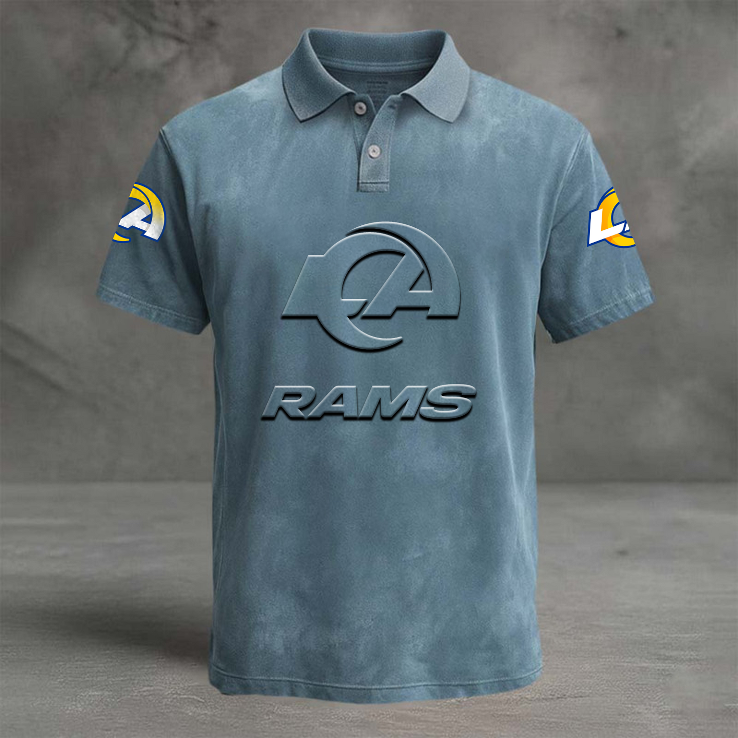 LAR x NFL Embossed Polo Shirt DATND TANTD