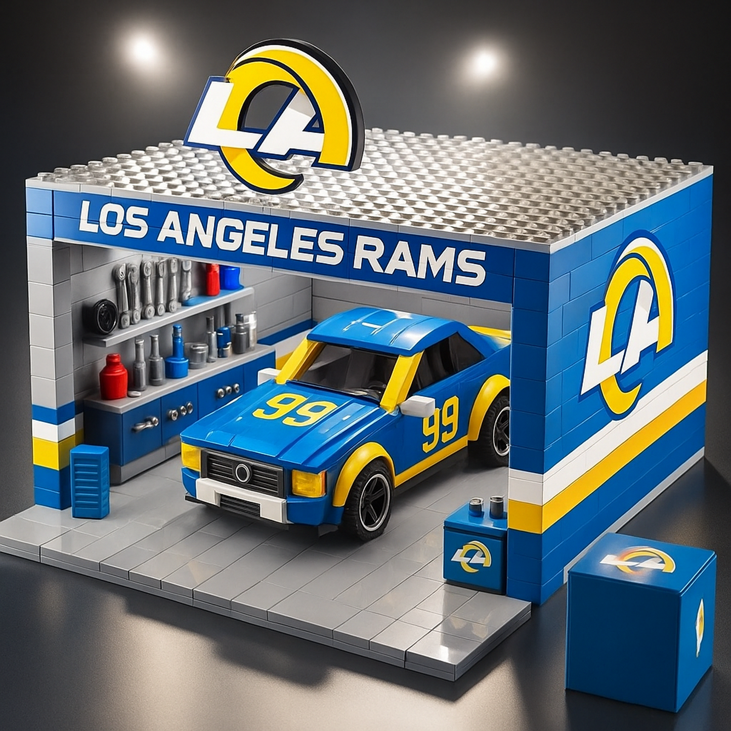 LAR x NFL Garage Building Blocks Set DATND TANTD