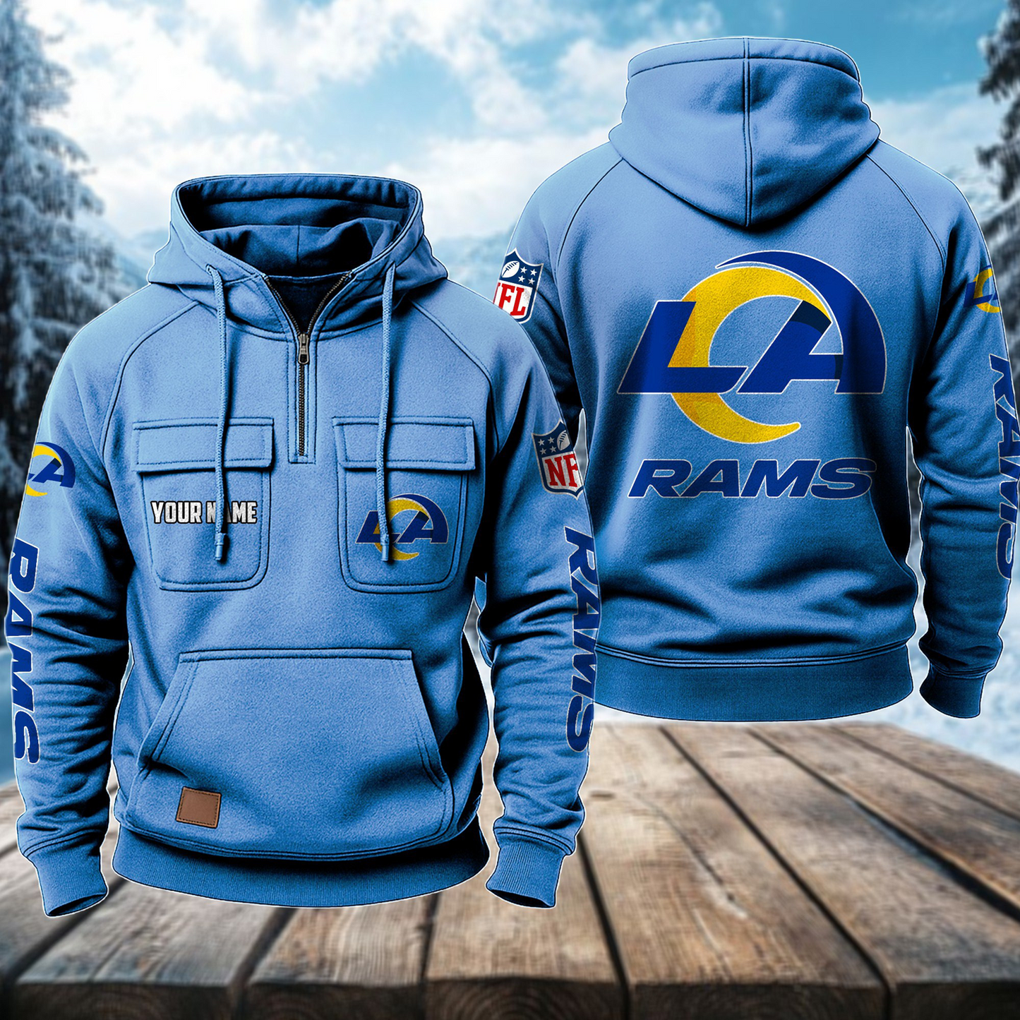 LAR x NFL Premium Hoodie DATND TANTD