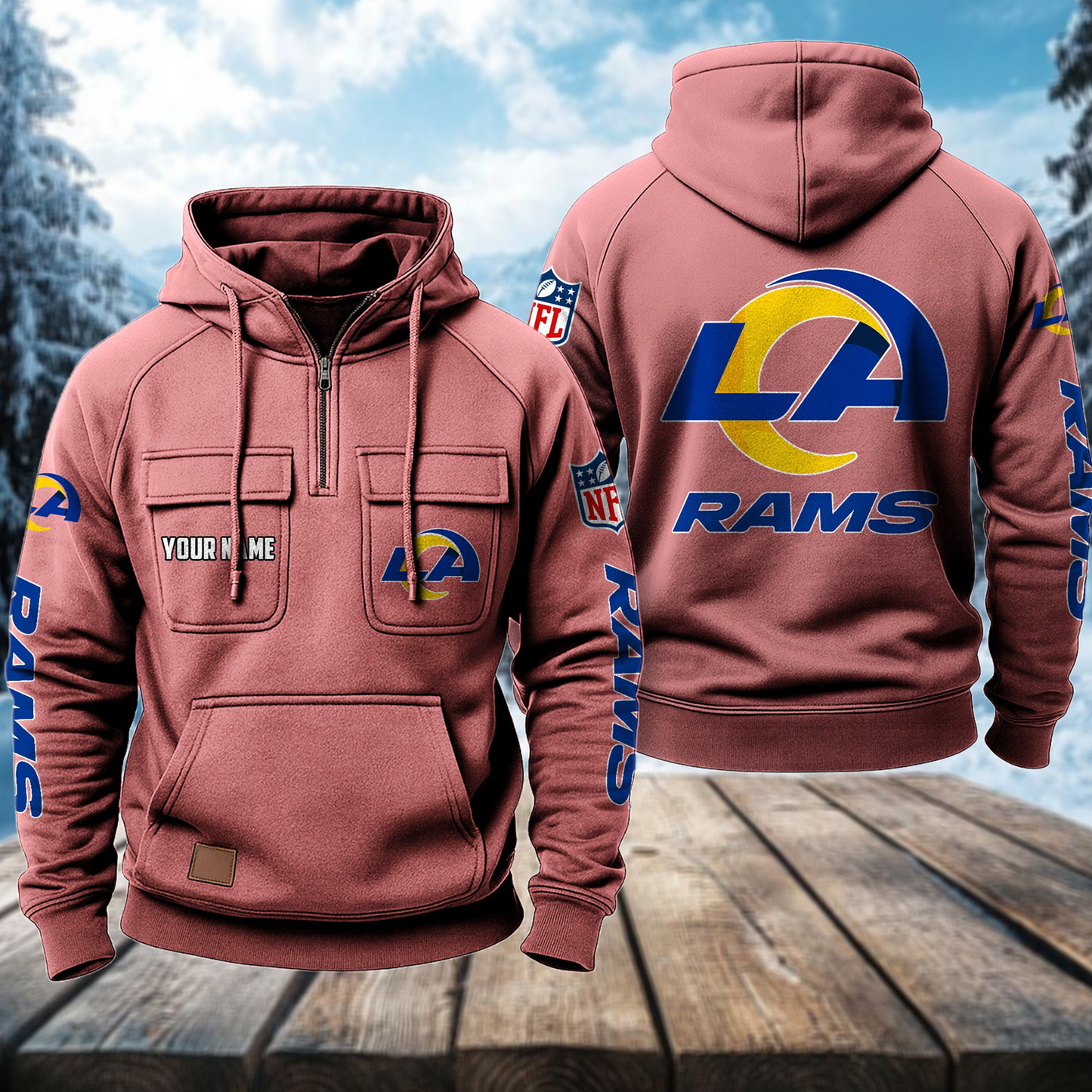 LAR x NFL Premium Hoodie DATND TANTD