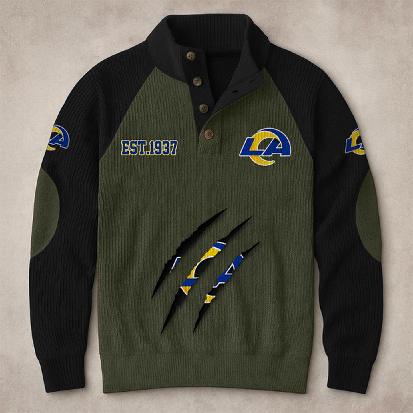 LAR X NFL corduroy colorblock long sleeves V1 NAK THUONGNH