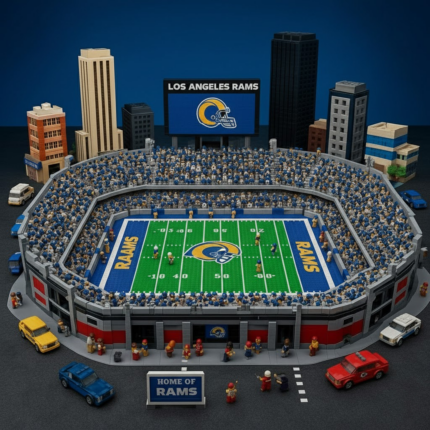 LEGO LAR x NFL Display Stadium DatND DVT