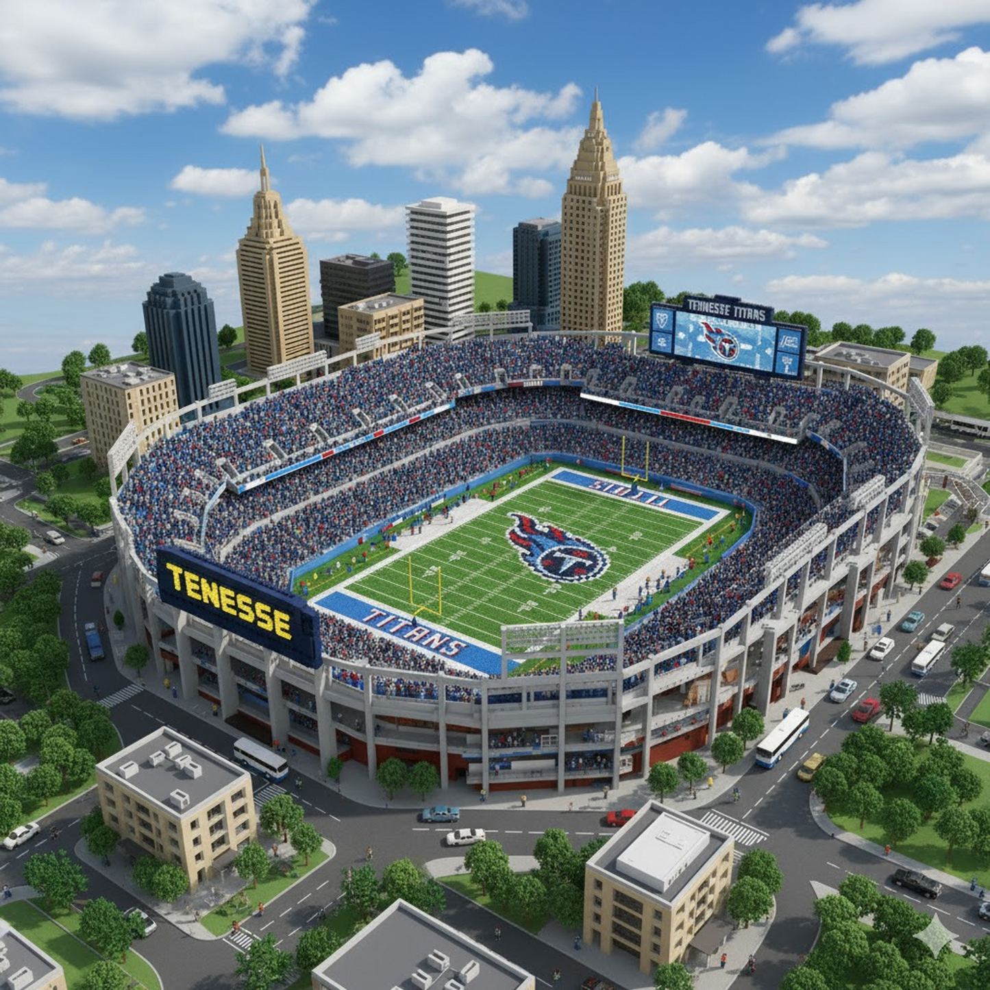 LEGO TEN x NFL Display Stadium DatND DVT