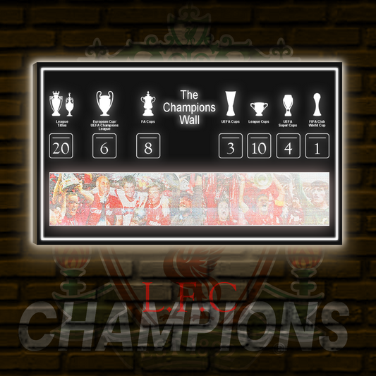 LIV - The Champions Wall Led Light Wall Sign DATND TANTD 030725