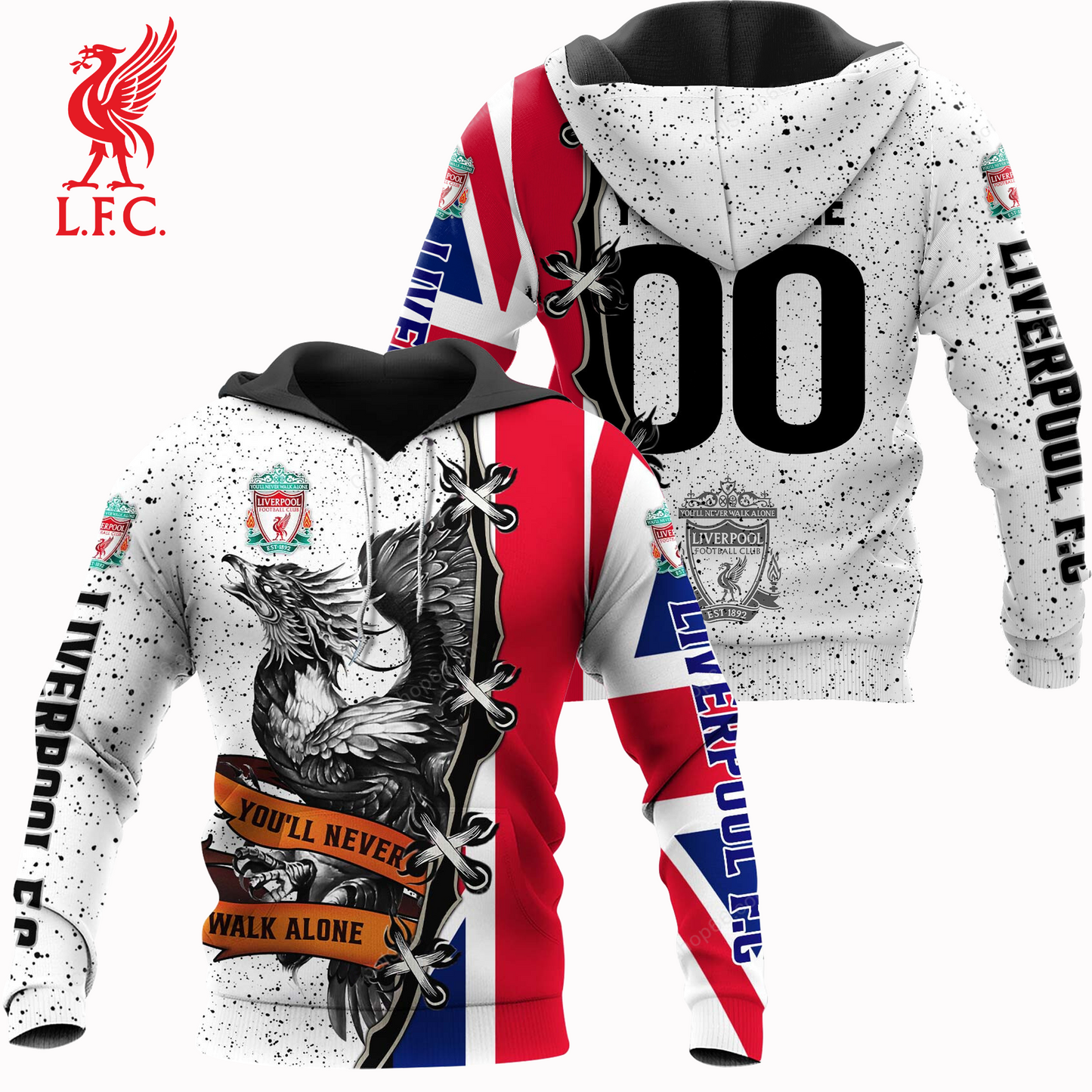 LIV x EPL UK Flag Mascot Design Shirt DDT CTND