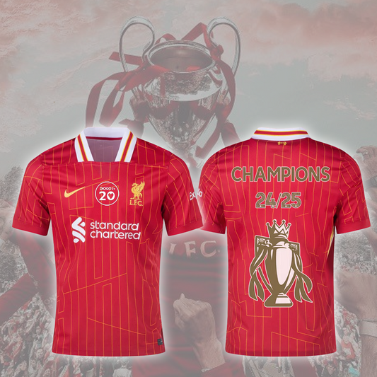LIV 20 Premier League Champions 2024-25 Season Tshirt V5 NDD