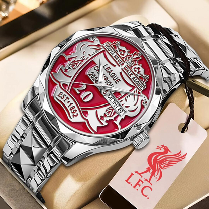 LIV 20 x RL Alloy Luxury Quartz Watch DATND TANTD