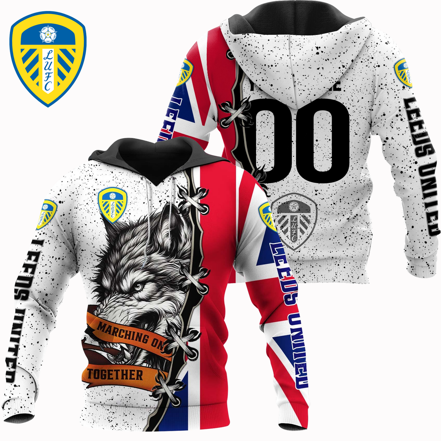 LU x EPL UK Flag Mascot Design Shirt DDT CTND