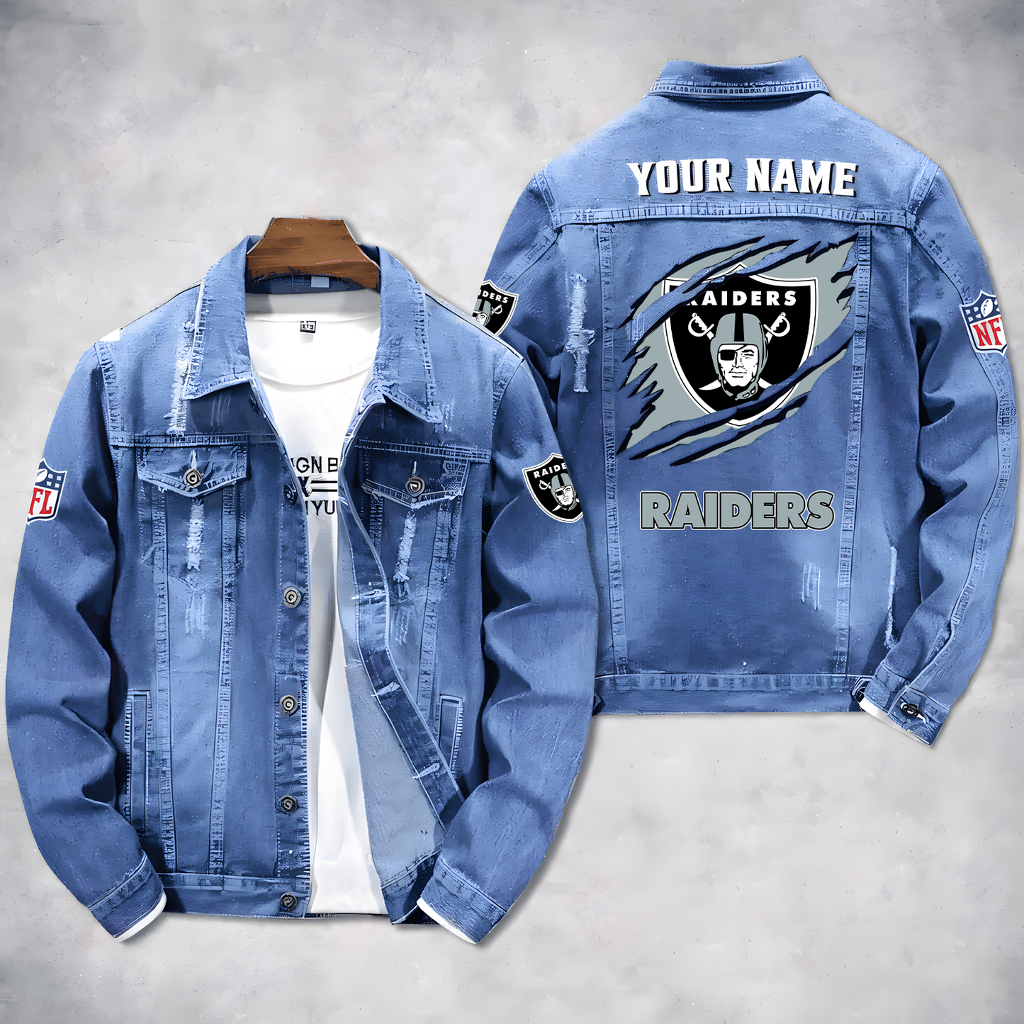 LV X NFL Denim Jacket 0210 DatND ThuongNH
