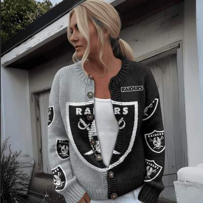 LV x NFL Cardigan Sweatshirt With Button v1  DatND DVT