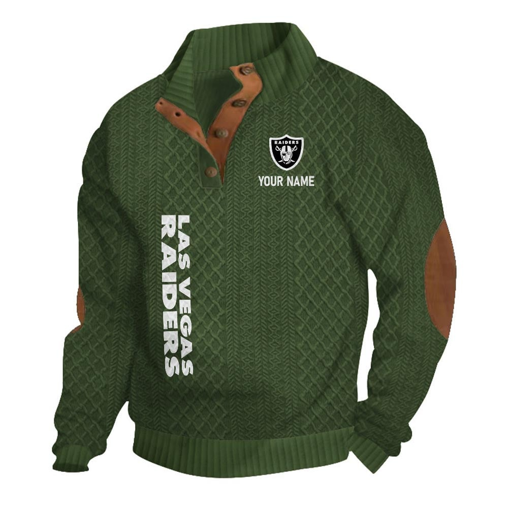 LVR NFL Basic Knitted Stand Collar Sweatshirt DDT CTND