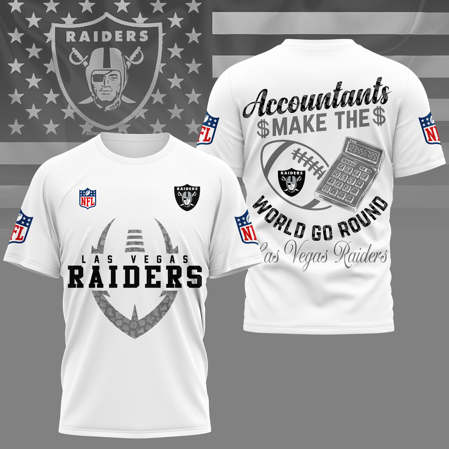 LVR Premium NFL Accountant Pride Fan 3D Shirt DDT CTND