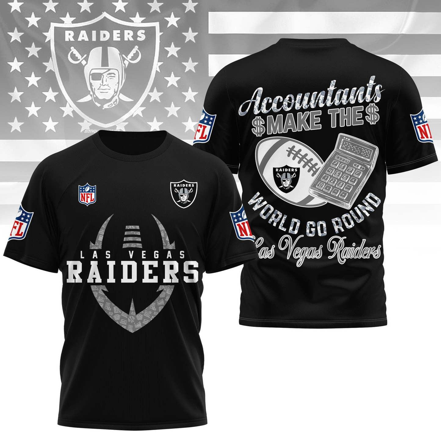 LVR Premium NFL Accountant Pride Fan 3D Shirt DDT CTND