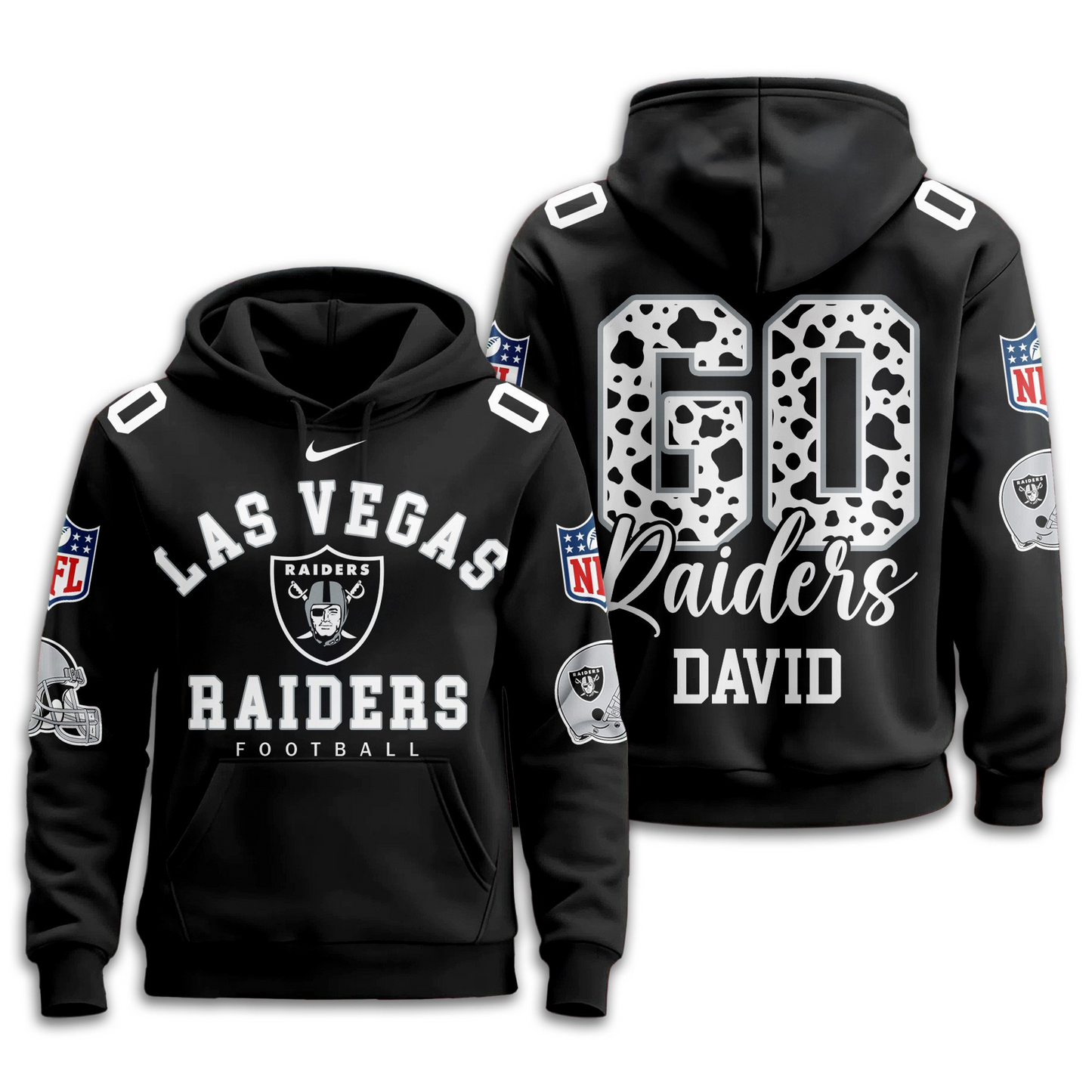 LVR Premium NFL Custom Game Day Hoodie DDT NTL