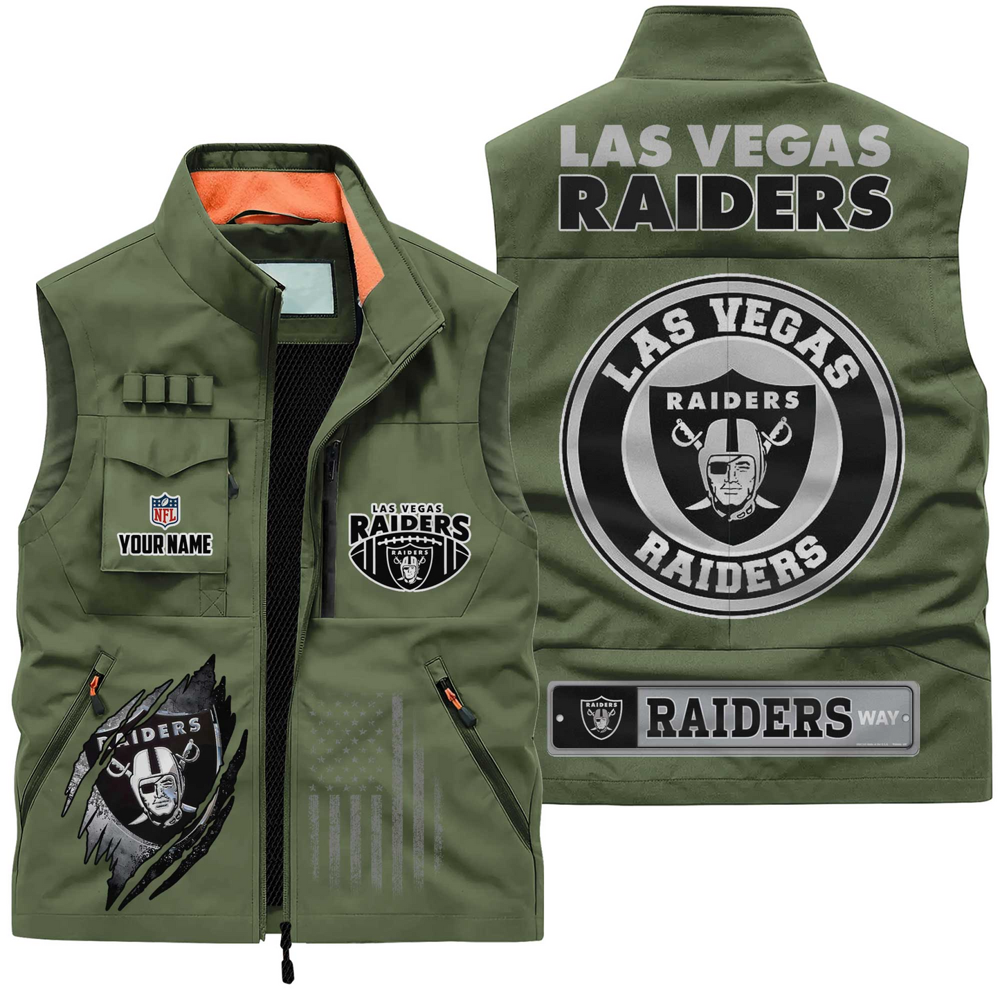 LVR Premium NFL Fishing Vest DDT CTND