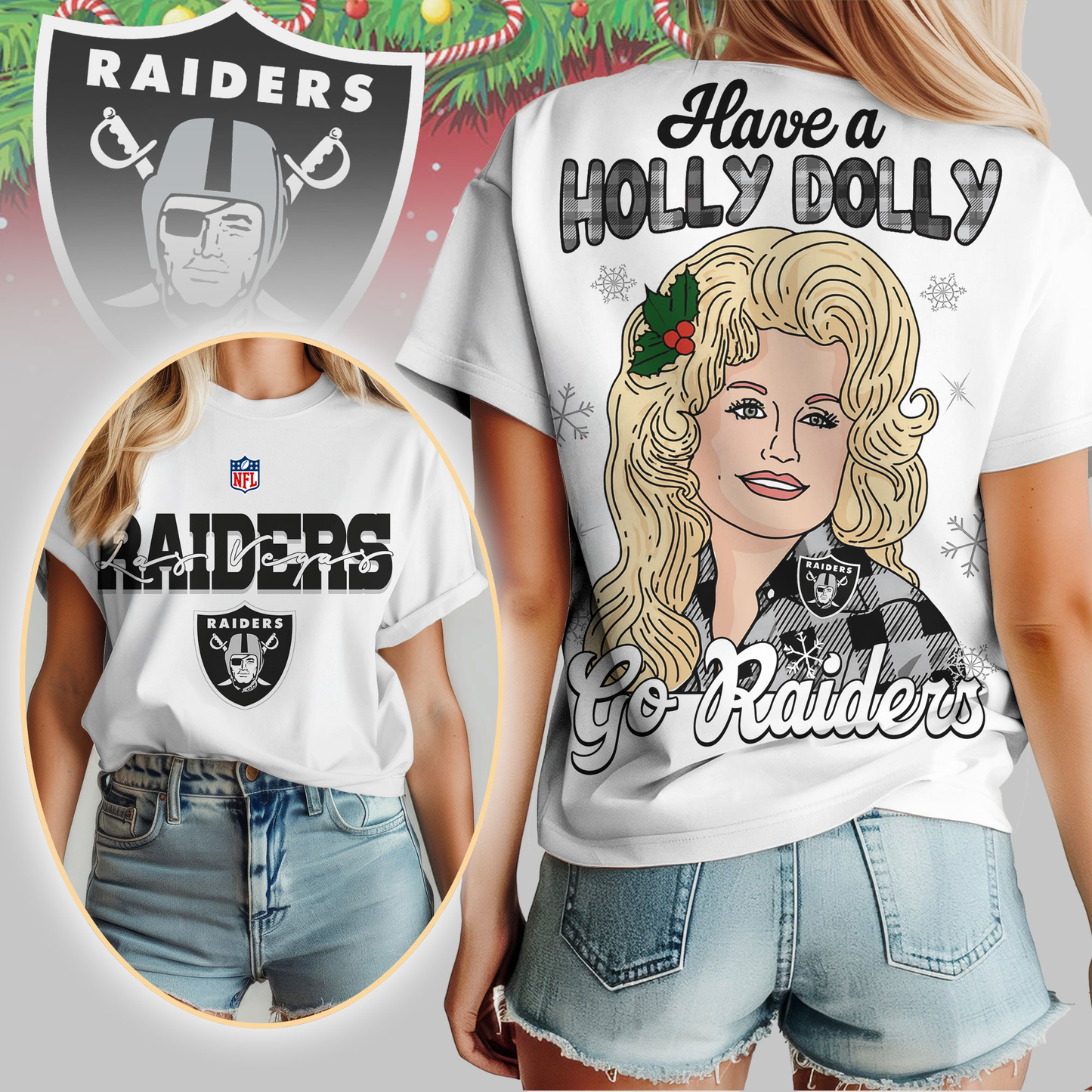 LVR Premium NFL Have A Holly Dolly Women Shirt DDT CTND