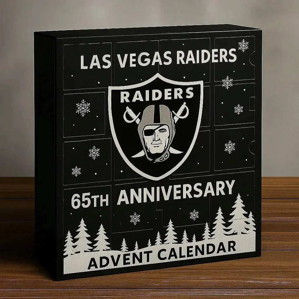 DISCOUNT 60% Las Vegas Raiders 65th Anniversary Advent Calendar 2025 BQH