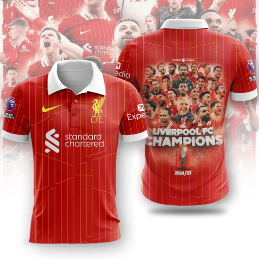 LIV F.C - Premier League Champions 2025 V3 Polo Shirt DDTNTL