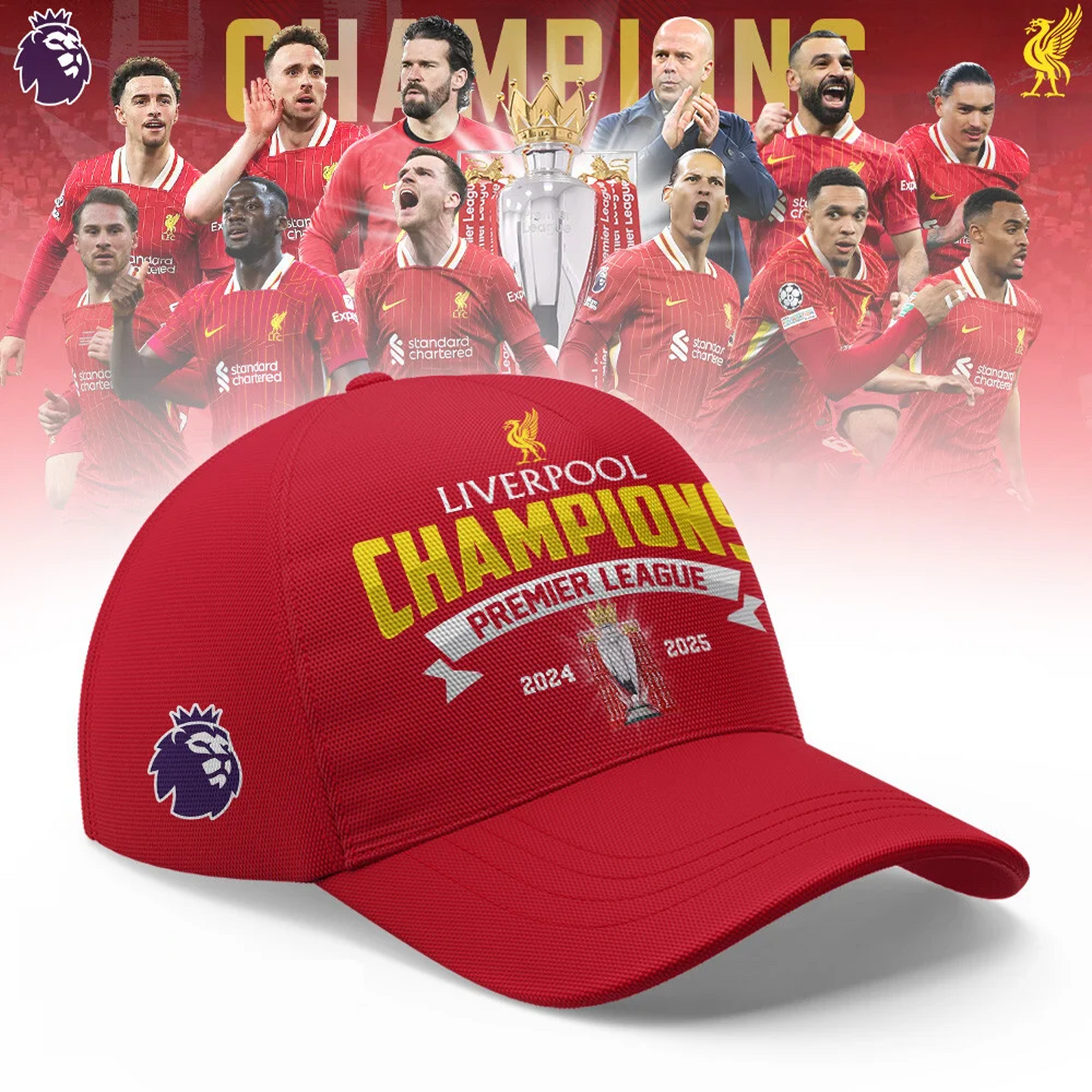 LIV F.C Premier League Champions Cap 2025 NDD