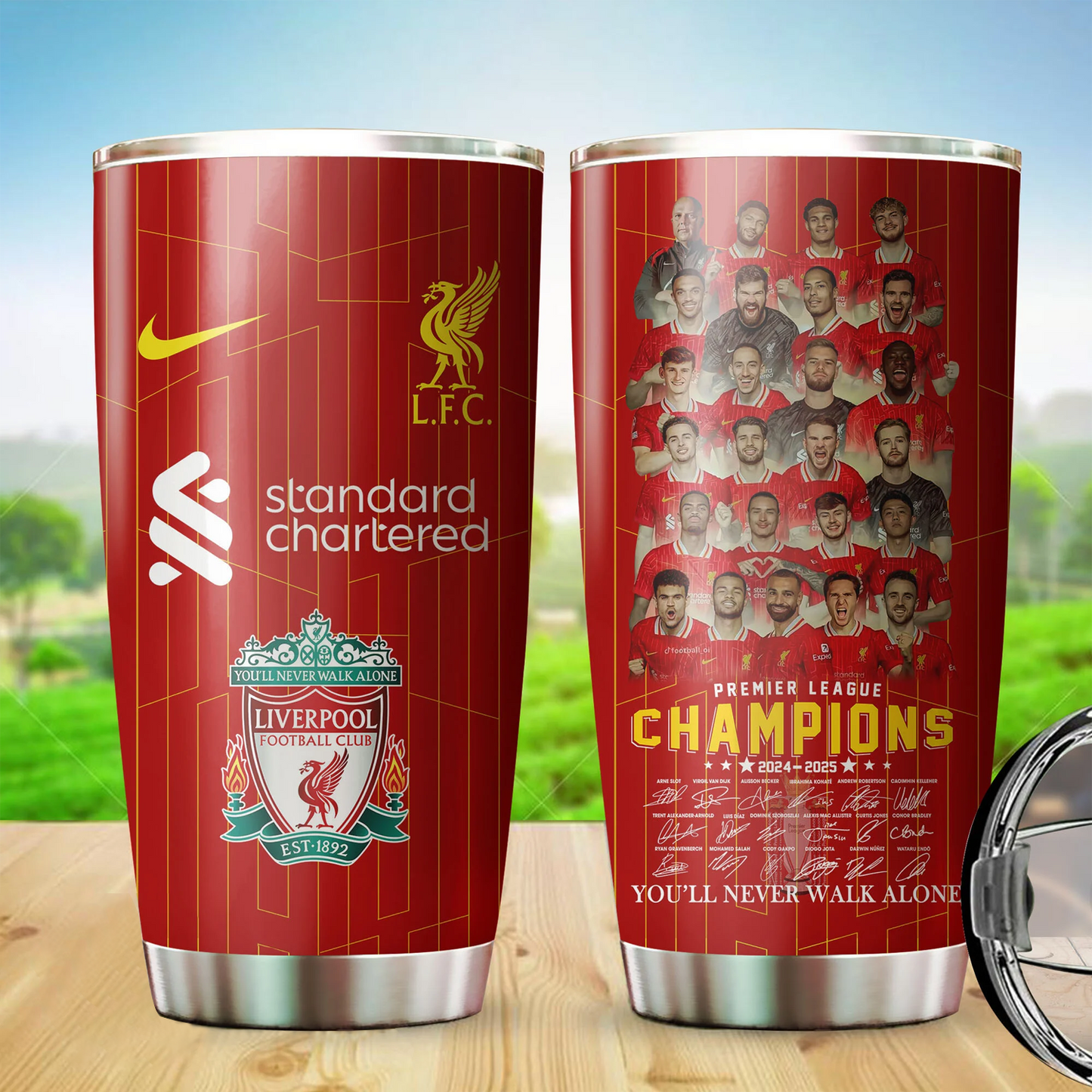 LIV F.C Premier League Champions Tumbler 2025 2604 NDD