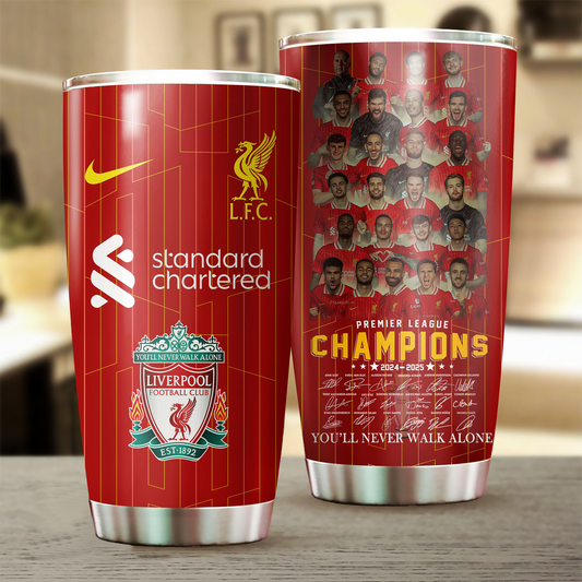 LIV F.C Premier League Champions Tumbler 2025 2604 NDD
