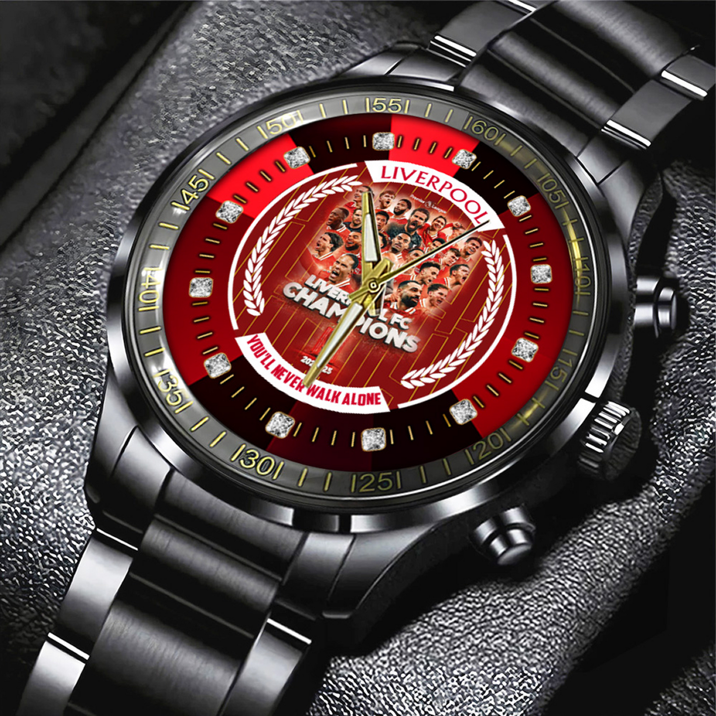 LIV Black Stainless Steel Watch NDD
