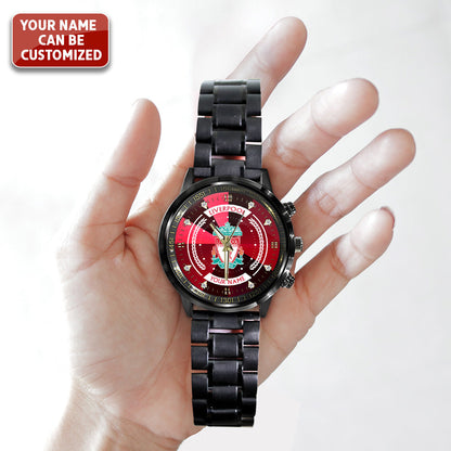 LIV Black Stainless Steel Watch NDD