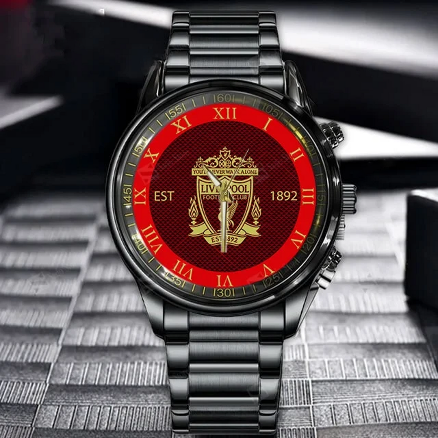 LIV Black Stainless Steel Watch 2604 V8 NDD