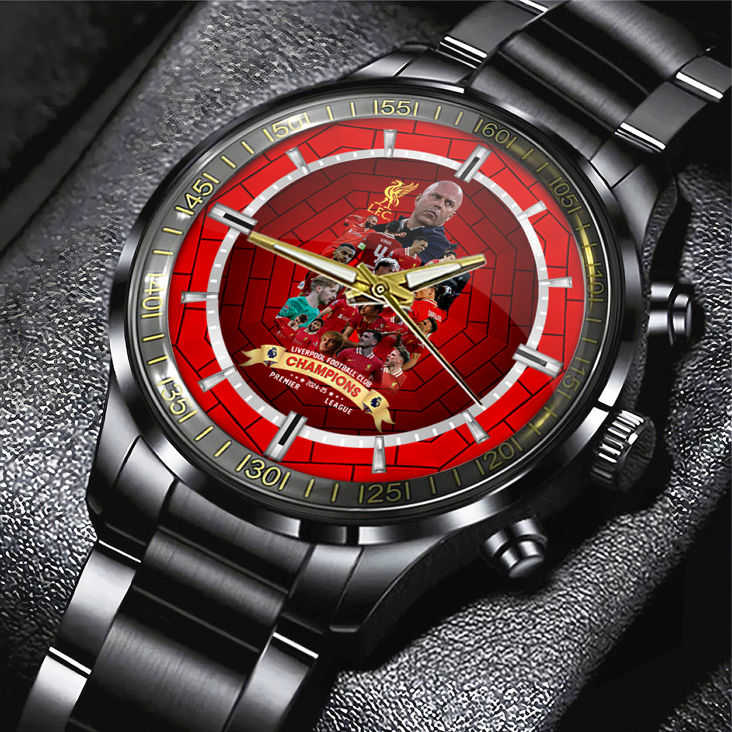 LIV Black Stainless Steel Watch V3 NDD