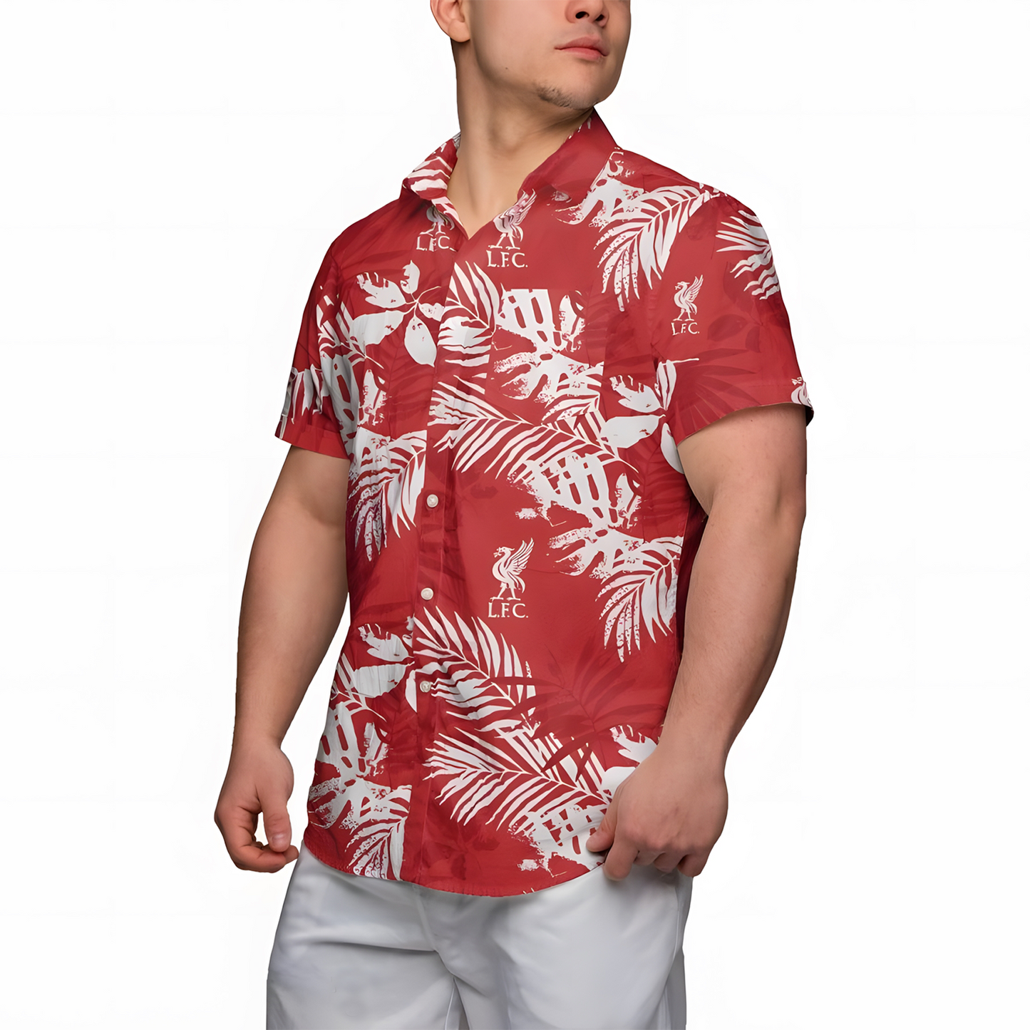 Liv FC Mens Floral Hawaiian Shirt V1 DATND TANTD