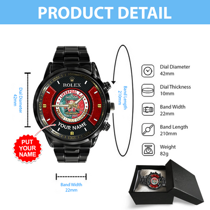 LIV x Rolex Black Stainless Steel Watch NDD