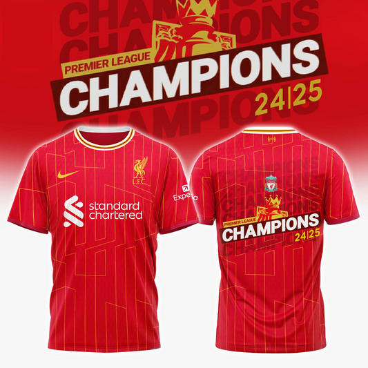 LIV Premier League Champions 2024-25 Season Tshirt NDD
