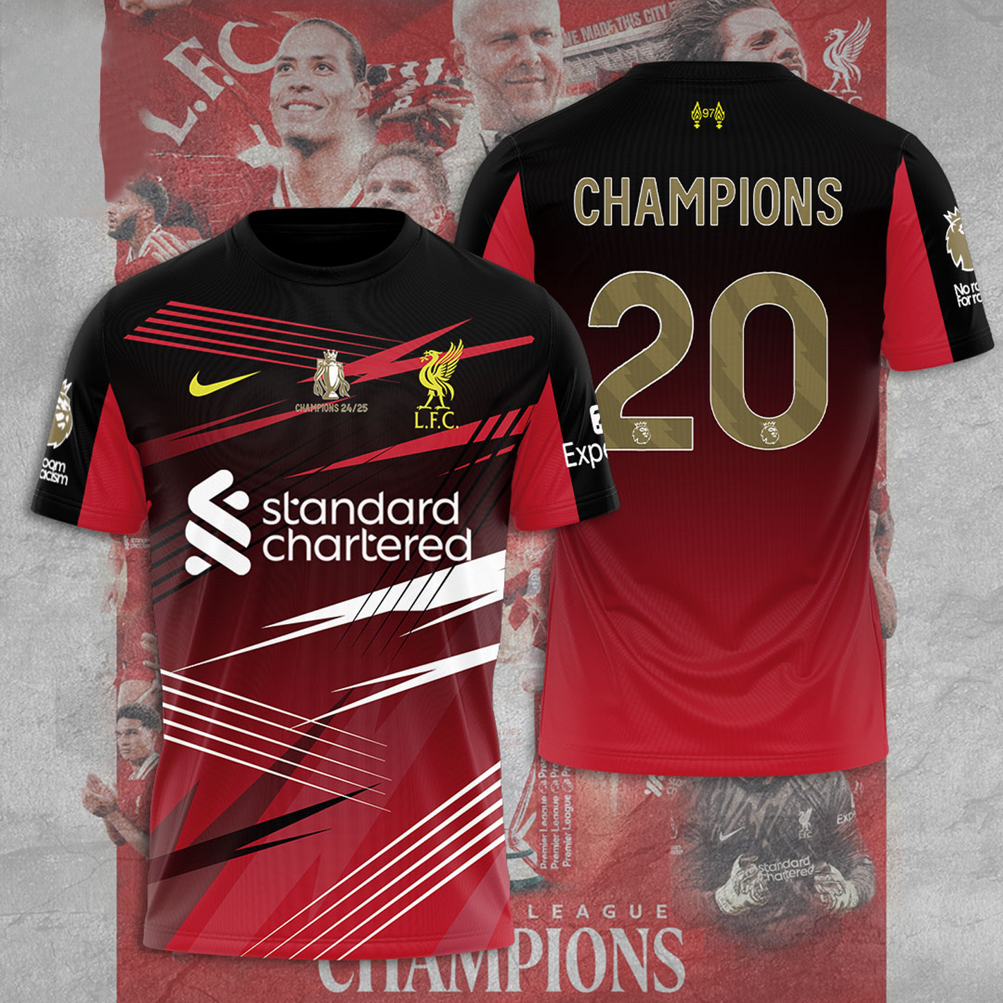 LIV Champions Premier League 3D Shirt V8 NDD
