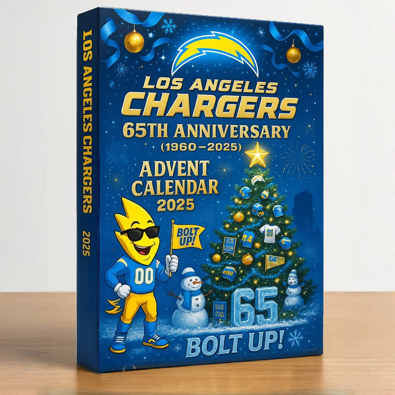 DISCOUNT 60% Los Angeles Chargers 65th Anniversary Advent Calendar 2025 BQH