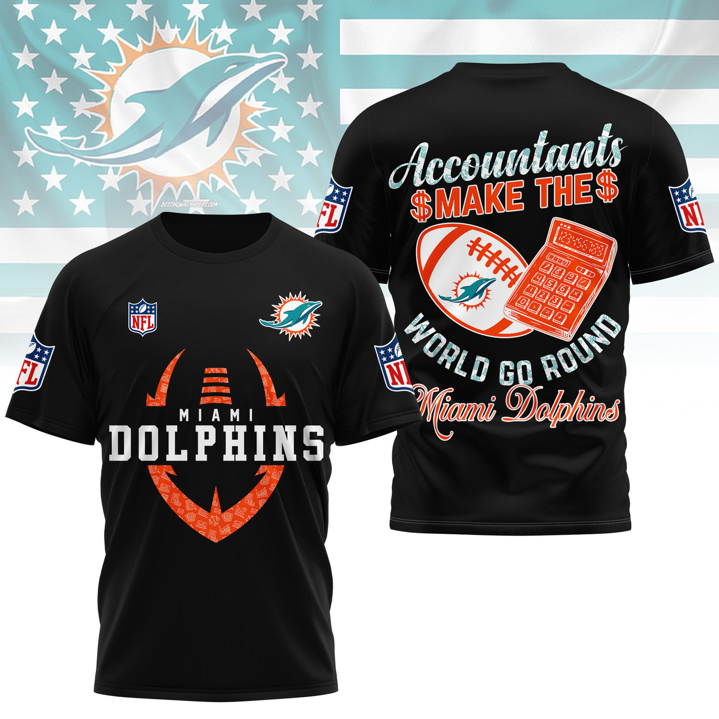 MD Premium NFL Accountant Pride Fan 3D Shirt DDT CTND