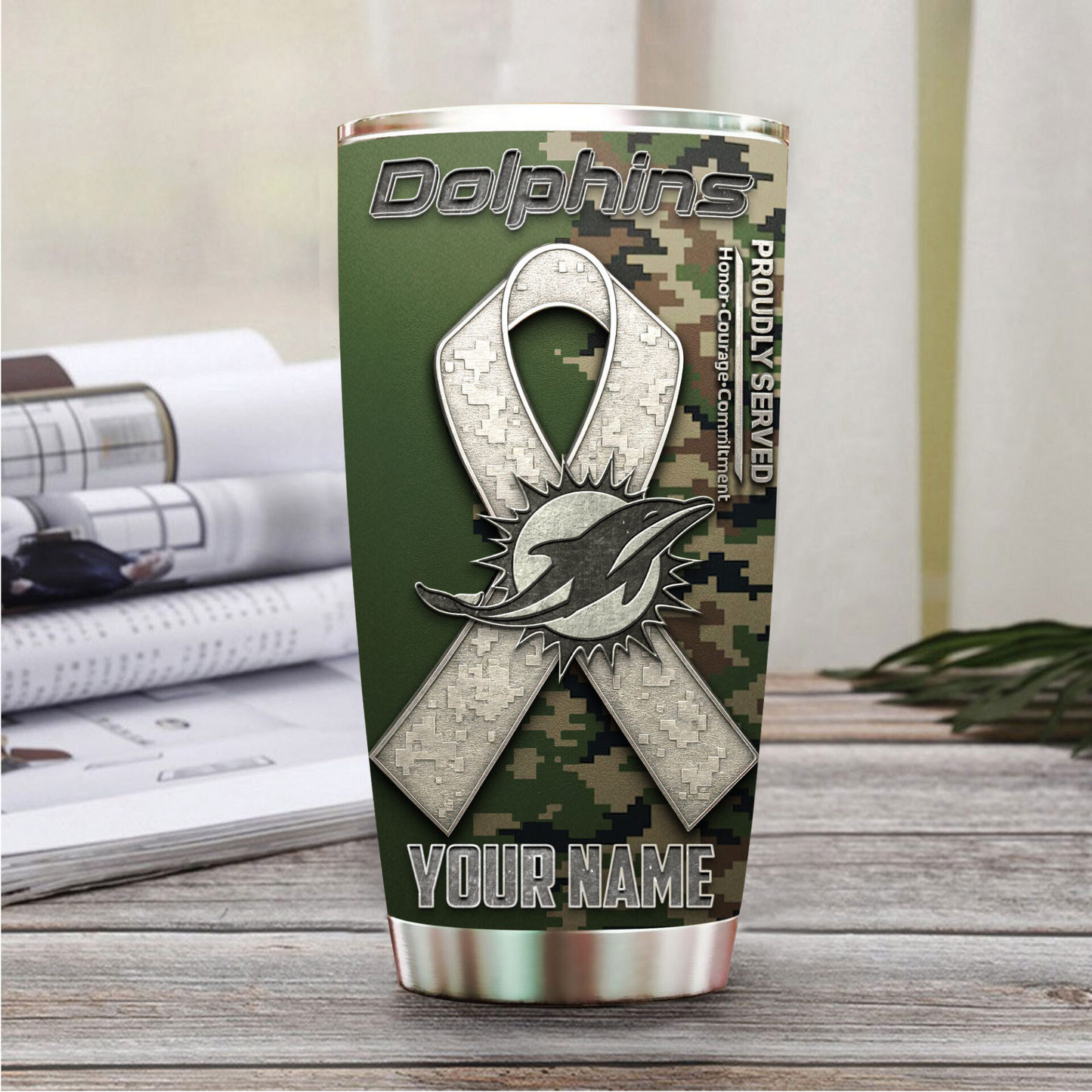 MD Premium NFL Proudly Served Tumbler DDT NTL