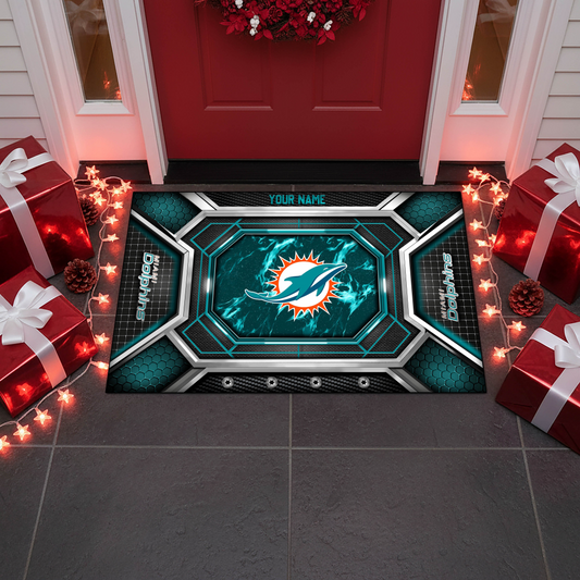 MD x NFL Personalized Sport Doormat, Gifts For Christmas DDT NTL