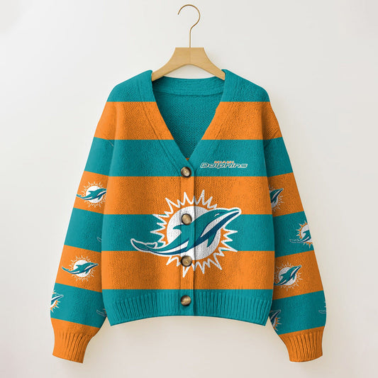 MIA x NFL Cardigan Sweatshirt With Button  DatND DVT