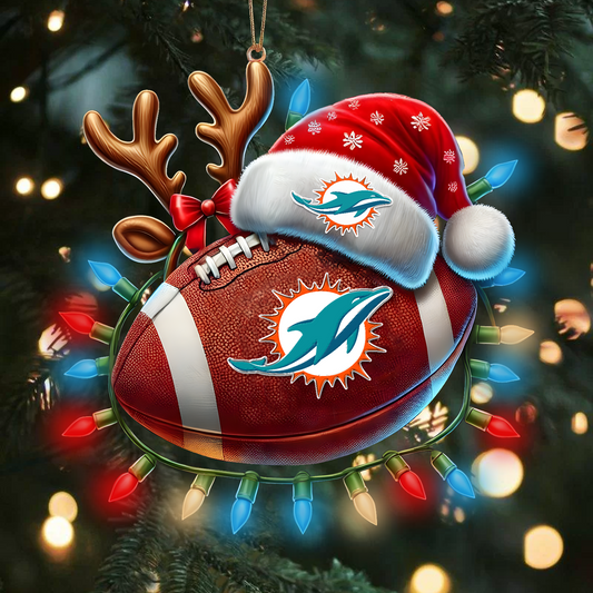 MIA x NFL Christmas Lights Football Ornament 0110 DatND ThuongNH