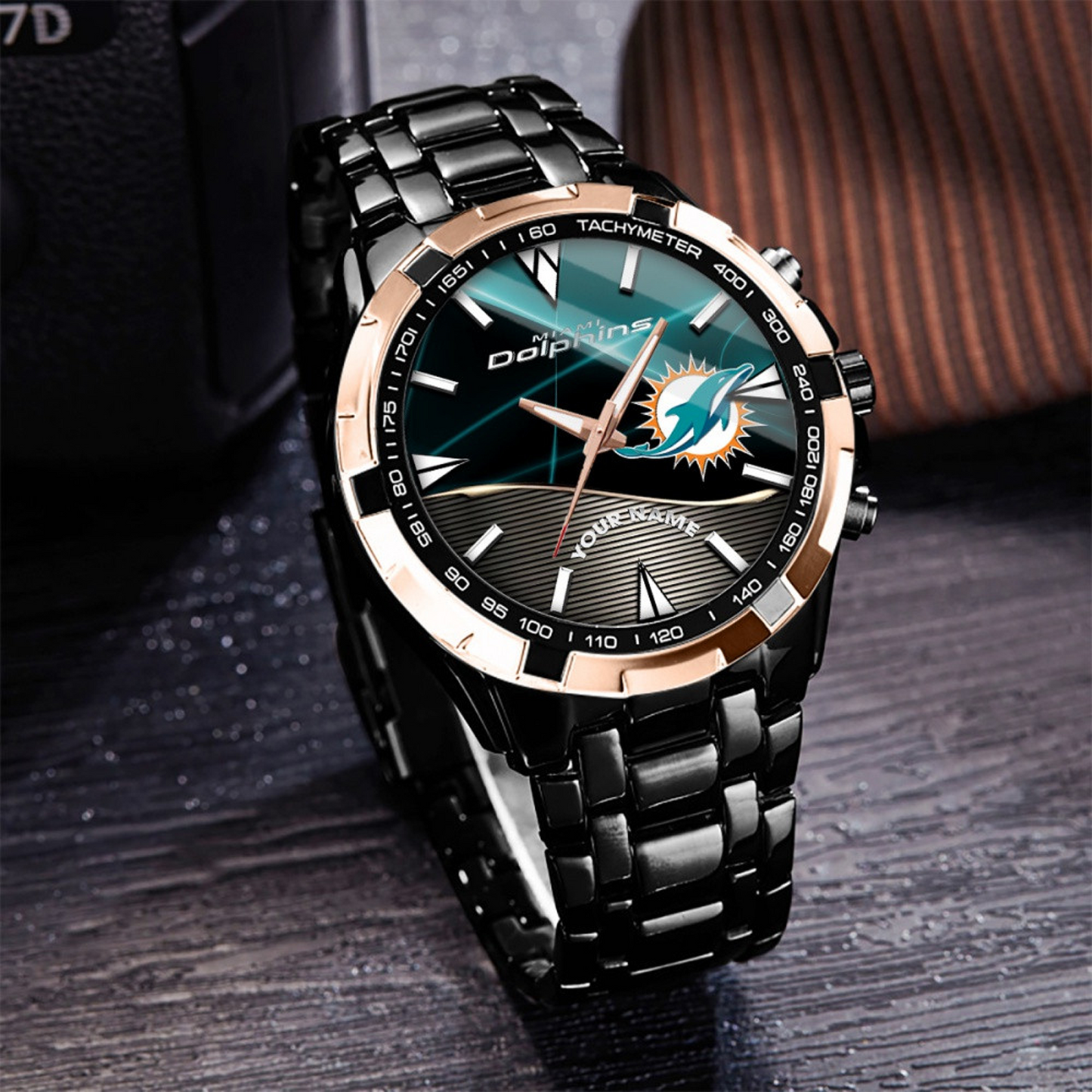 MIA x NFL Luxury Alloy Watch DATND TANTD