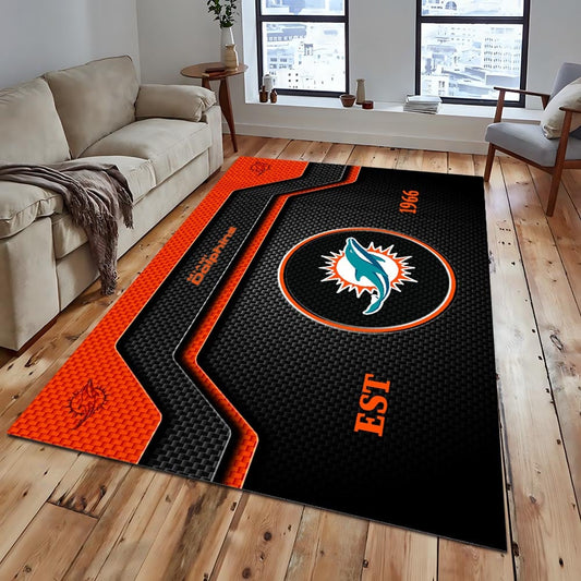 MIA x NFL Modern Sports Living Room Rug DatND DVT