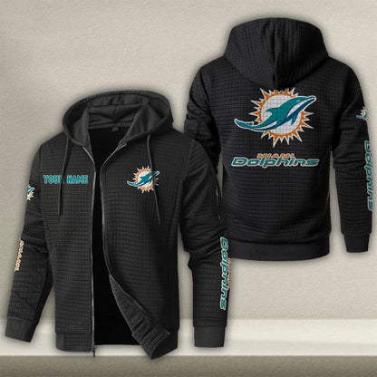 MIA x NFL Quilted Zip Hoodie DatND DVT