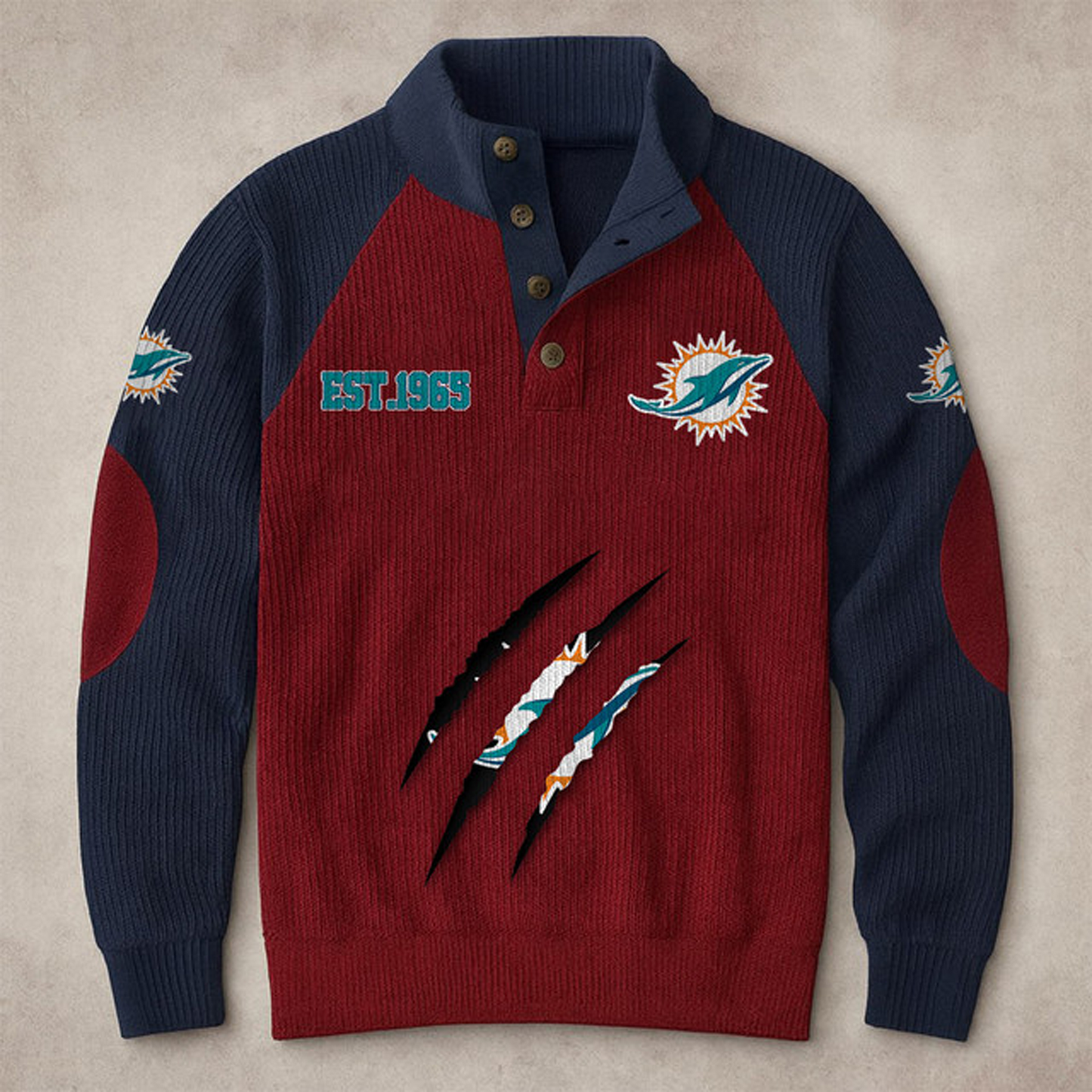 MIA X NFL corduroy colorblock long sleeves V1 NAK THUONGNH