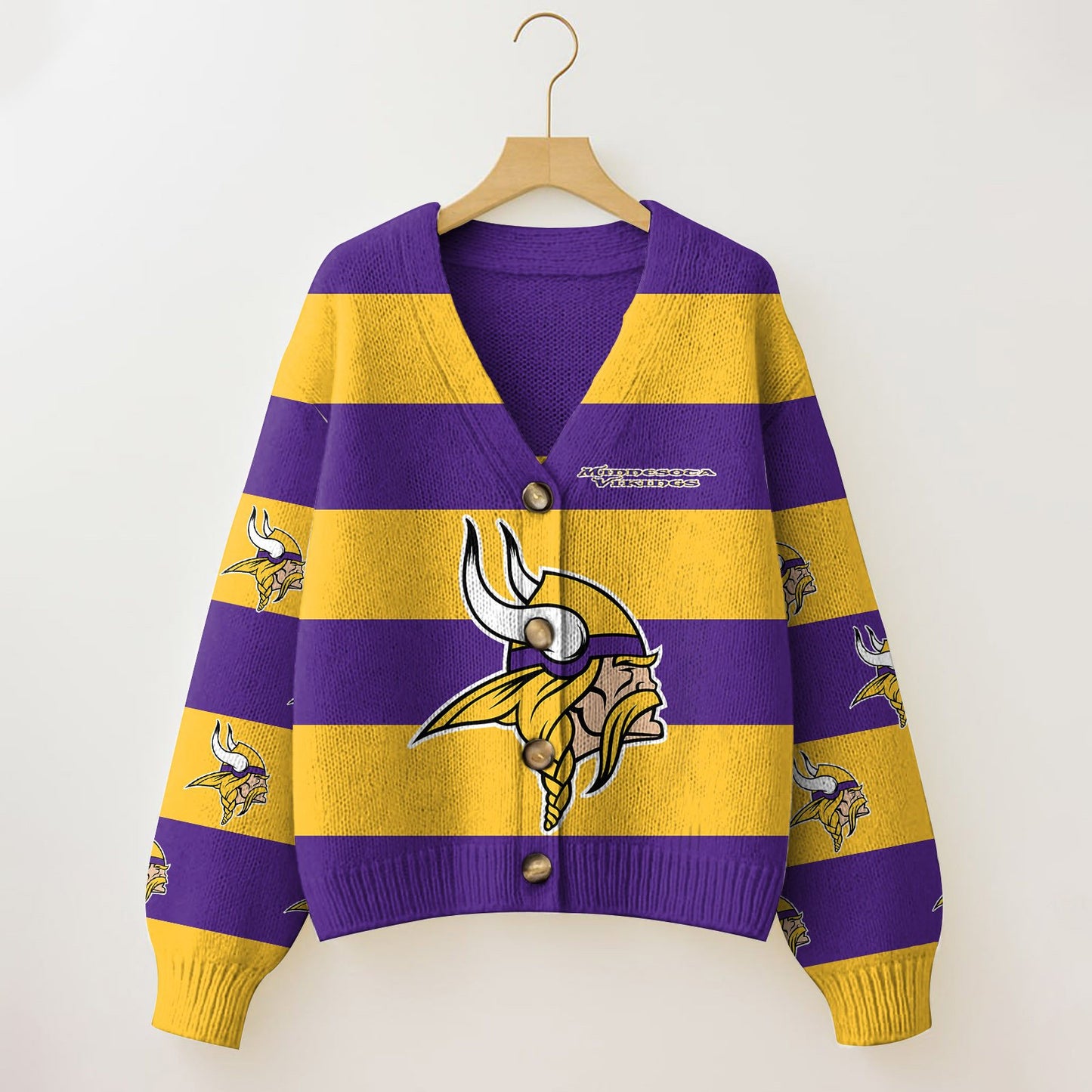 MIN x NFL Cardigan Sweatshirt With Button  DatND DVT